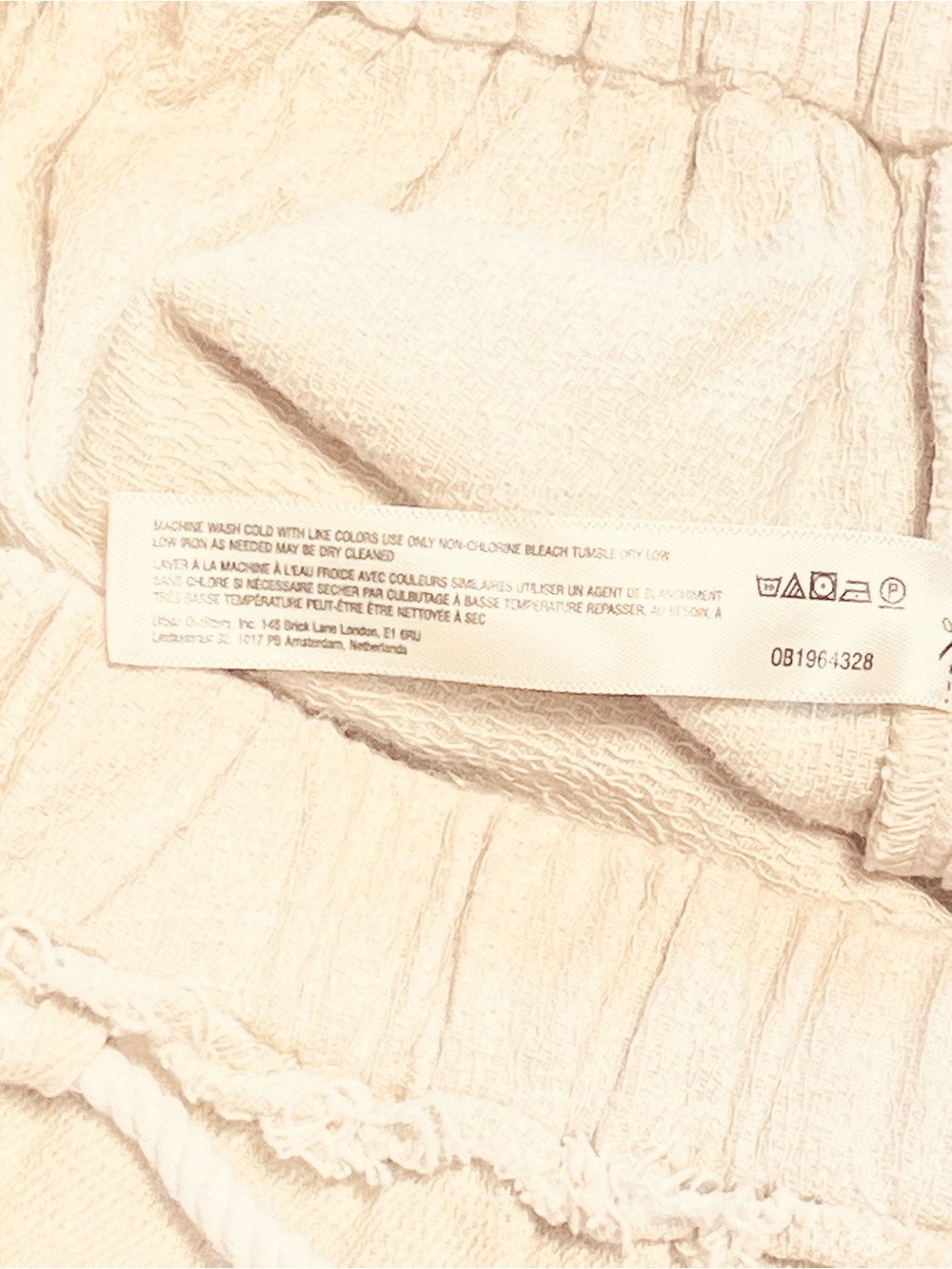FREE PEOPLE Wide Leg Ivory Kayden Barrel Pants Small Drawstring rope harem crop - Picture 8 of 16